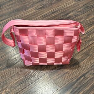 HARVEYS Pink Woven Shoulder Bag
